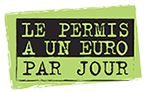 Le permis a un euro par jour